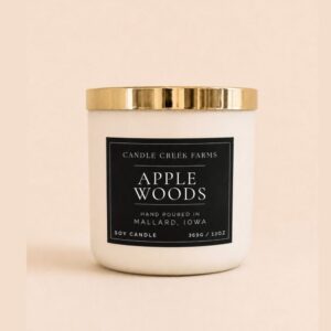 Shop Iowa Wood Wick Matte White Candle Wood Wick Matte White Candle