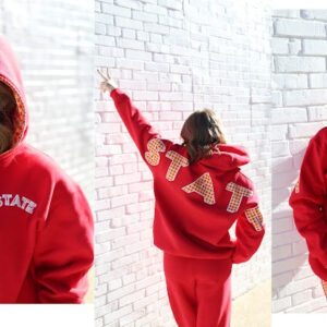 Shop Iowa Iowa State Gingham Hoodie by Hinge on 5th Iowa State Gingham Hoodie by Hinge on 5th
