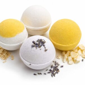 Shop Iowa Bath Bomb Colloidal Oatmeal-Banana Cream-2 PACK Bath Bomb Colloidal Oatmeal-Banana Cream-2 PACK