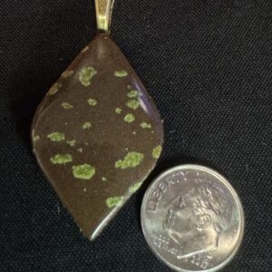 Shop Iowa Porphyritic Basalt with Epidote Crystals Pendant Porphyritic Basalt with Epidote Crystals Pendant