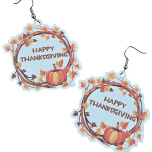 Happy Thanksgiving earrings