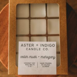 Cedar Musk + Mahogany Coconut Soy Wax Melt