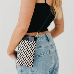 Checkered Cell Phone Bag