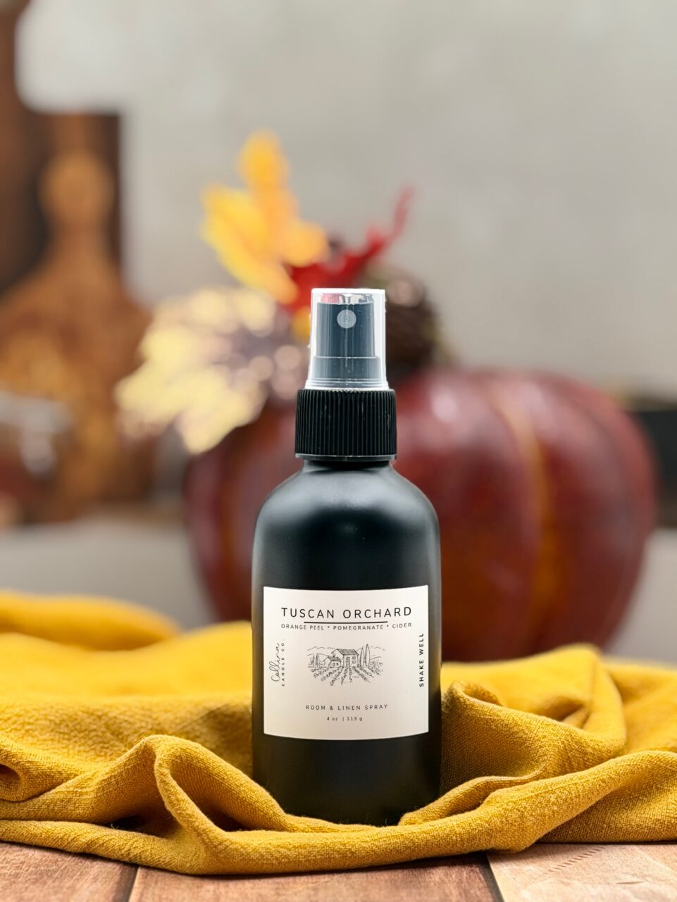 Tuscan Orchard Fall Room + Linen Spray | Orange Peel Pomegranate