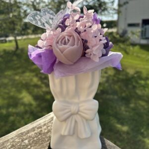 Shop Iowa Nania – Purple Rose Candle Bouquet Nania – Purple Rose Candle Bouquet