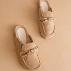 Shop Iowa Ellison Almond Tie Mule Ellison Almond Tie Mule