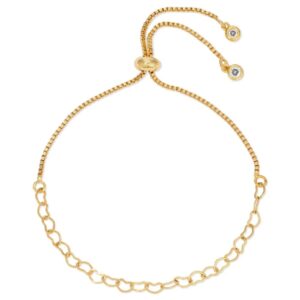 Shop Iowa Gwen Heart Linked Pulley Bracelet Gwen Heart Linked Pulley Bracelet