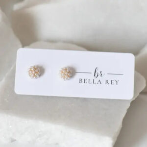 Shop Iowa Lettie Pearl Cluster Stud Earrings Lettie Pearl Cluster Stud Earrings