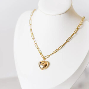 Shop Iowa Brynleigh Large Heart Charm Necklace Brynleigh Large Heart Charm Necklace