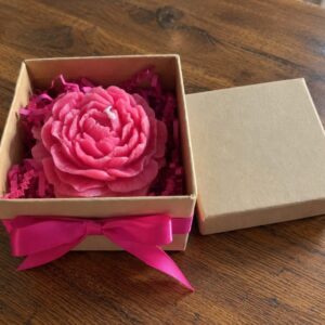 Single Rose Candle Gift Box